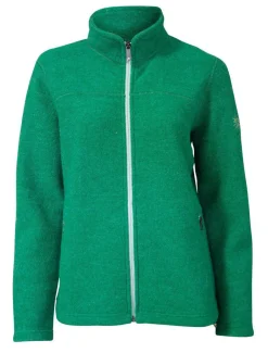 Ivanhoe of Sweden BEATA FULL ZIP, 100% FILTAD ULL — PARAKEET Fashion