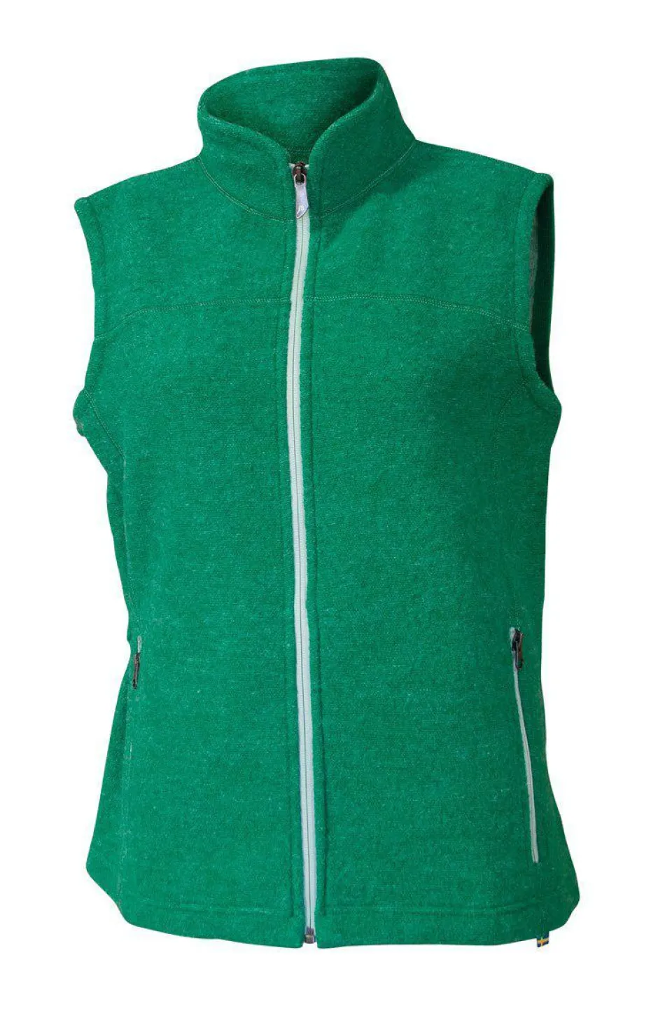 Ivanhoe of Sweden BEATA VEST, 100% FILTAD ULL — PARAKEET Clearance