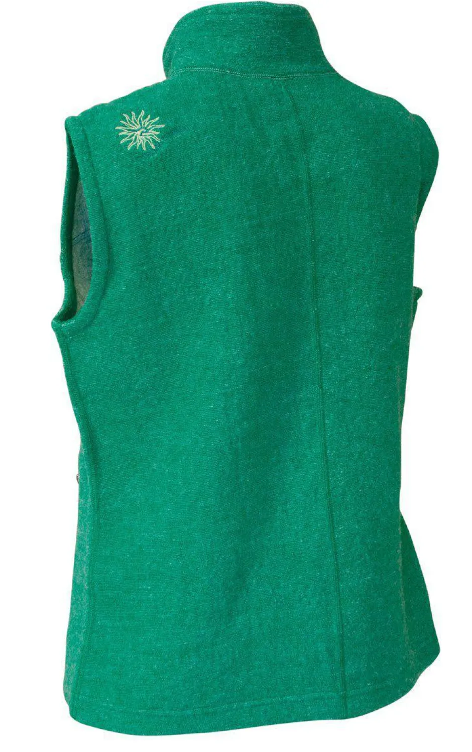 Ivanhoe of Sweden BEATA VEST, 100% FILTAD ULL — PARAKEET Clearance