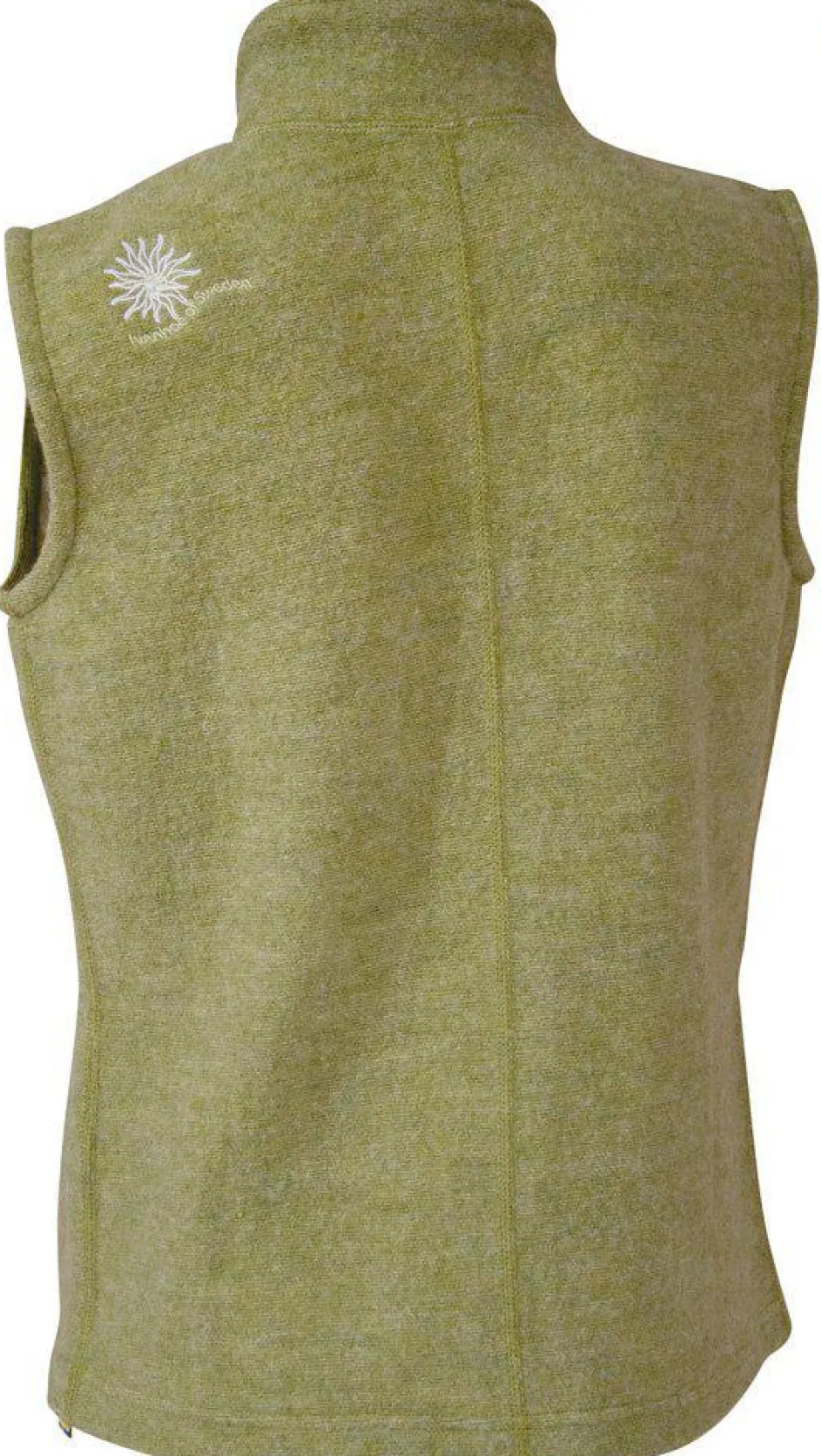 Ivanhoe of Sweden BEATA VEST, 100% FILTAD ULL — GOLDEN LIME Best