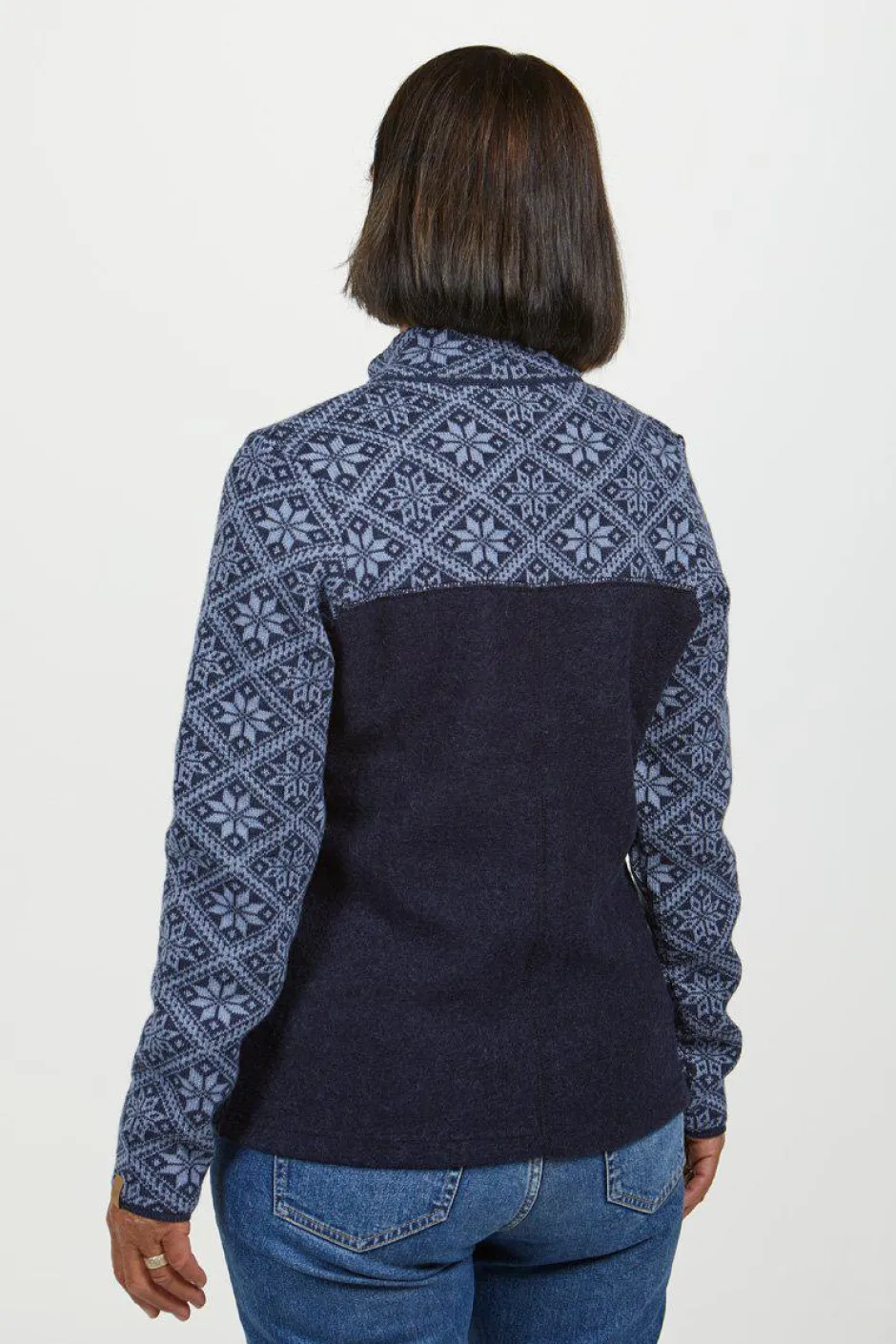 Ivanhoe of Sweden ELLIE FULL ZIP, 100% ULL — LODEN GREEN Sale