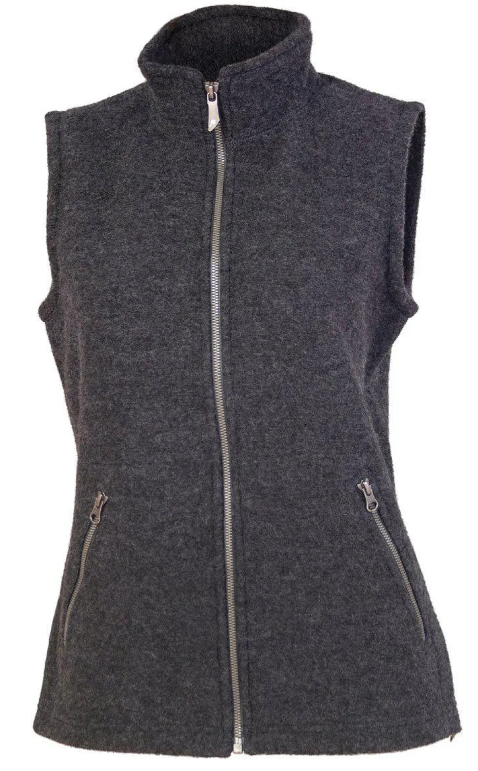 Ivanhoe of Sweden FLORA VEST, 60% FILTAD ULL, 40% LYOCELL — GRAPHITE MARL Best