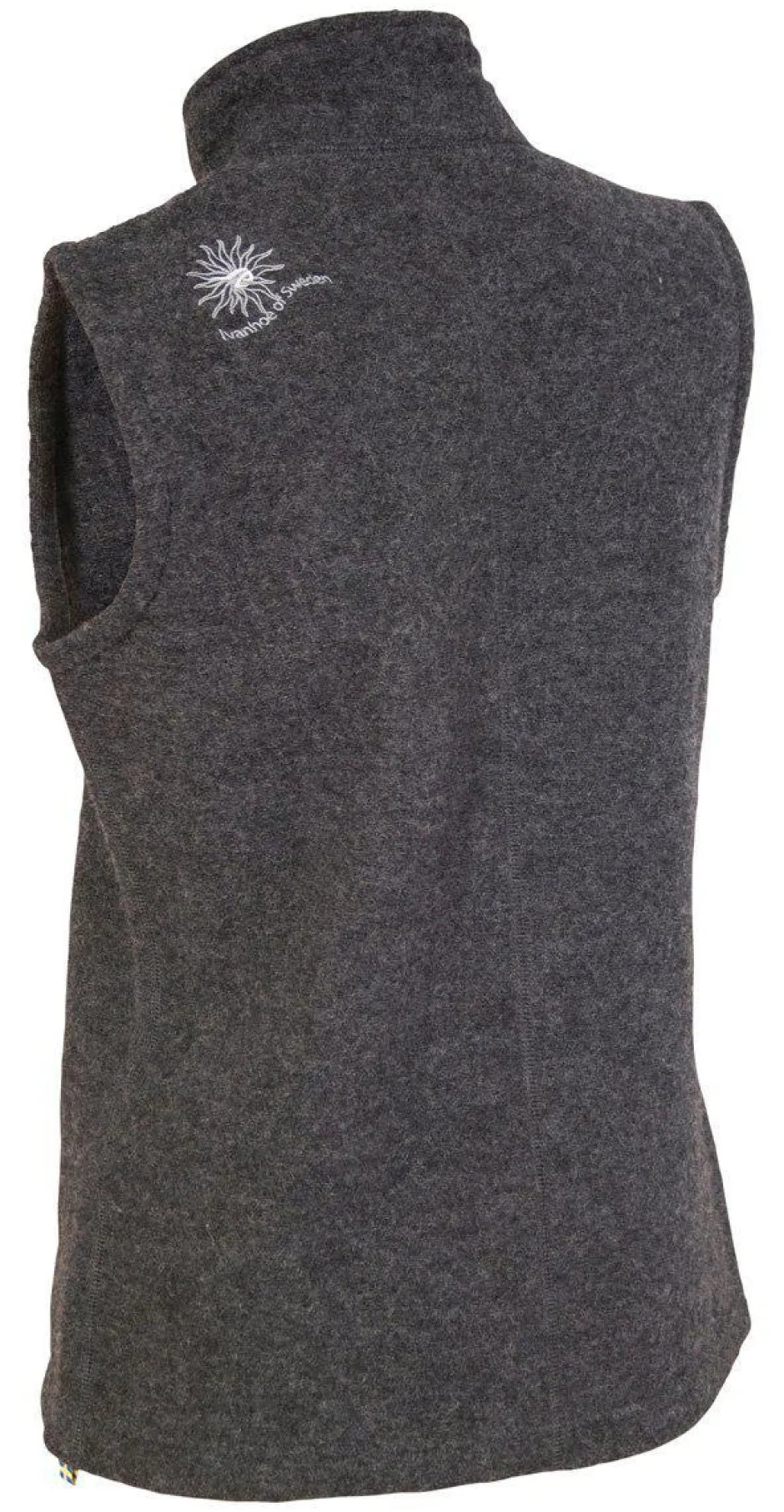 Ivanhoe of Sweden FLORA VEST, 60% FILTAD ULL, 40% LYOCELL — GRAPHITE MARL Best