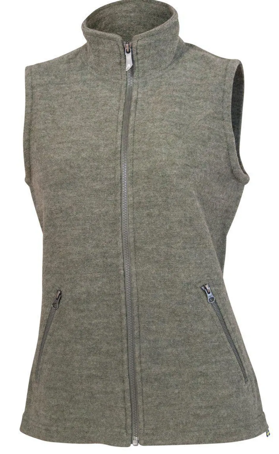 Ivanhoe of Sweden FLORA VEST, 60% FILTAD ULL, 40% LYOCELL — LICHEN GREEN Hot