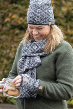 Ivanhoe of Sweden FREYA SCARF — GRAPHITE MARL Discount