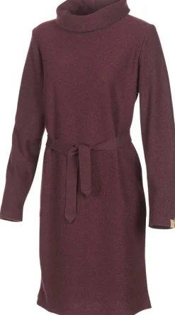 Ivanhoe of Sweden GY GISSLARP DRESS, 60% FILTAD ULL, 40% LYOCELL — RUBY WINE Clearance