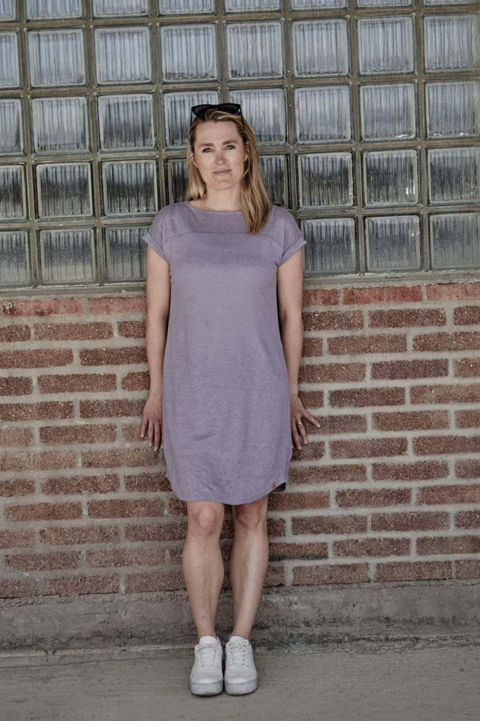 Ivanhoe of Sweden GY LIZ DRESS — LAVENDER GRAY New