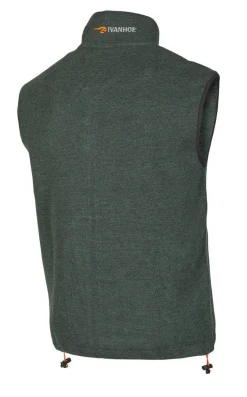 Ivanhoe of Sweden HADAR VEST, 100% EXTRA FINE MERINOULL — RIFLE GREEN Sale