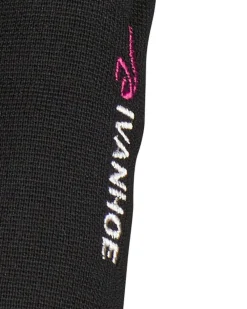 Ivanhoe of Sweden HEDDA FULL ZIP, 100% EXTRA FINE MERINOULL — BLACK Best