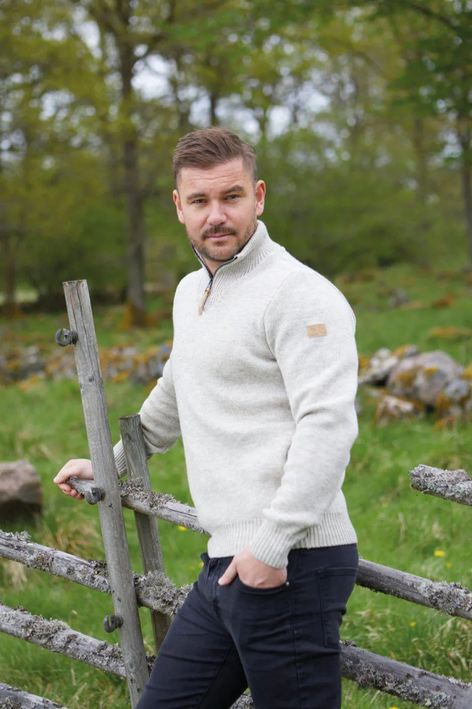 Ivanhoe of Sweden NLS ELM, 100% OFÄRGAD ULL — BIRCH Outlet