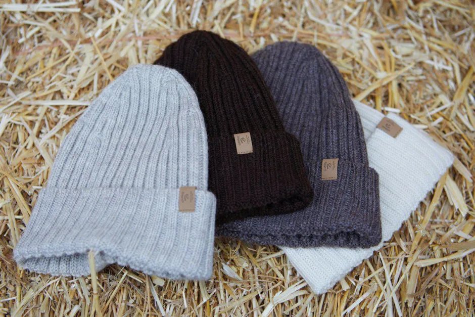 Ivanhoe of Sweden NLS RIB HAT, 100% OFÄRGAD ULL — NUTMEG Best