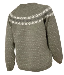 Ivanhoe of Sweden SIRE CREWNECK, 100% ULL — LICHEN GREEN New