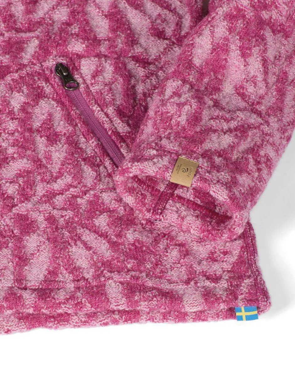 Ivanhoe of Sweden TUVA JAQUARD, 100% FILTAD ULL — VERY BERRY Discount