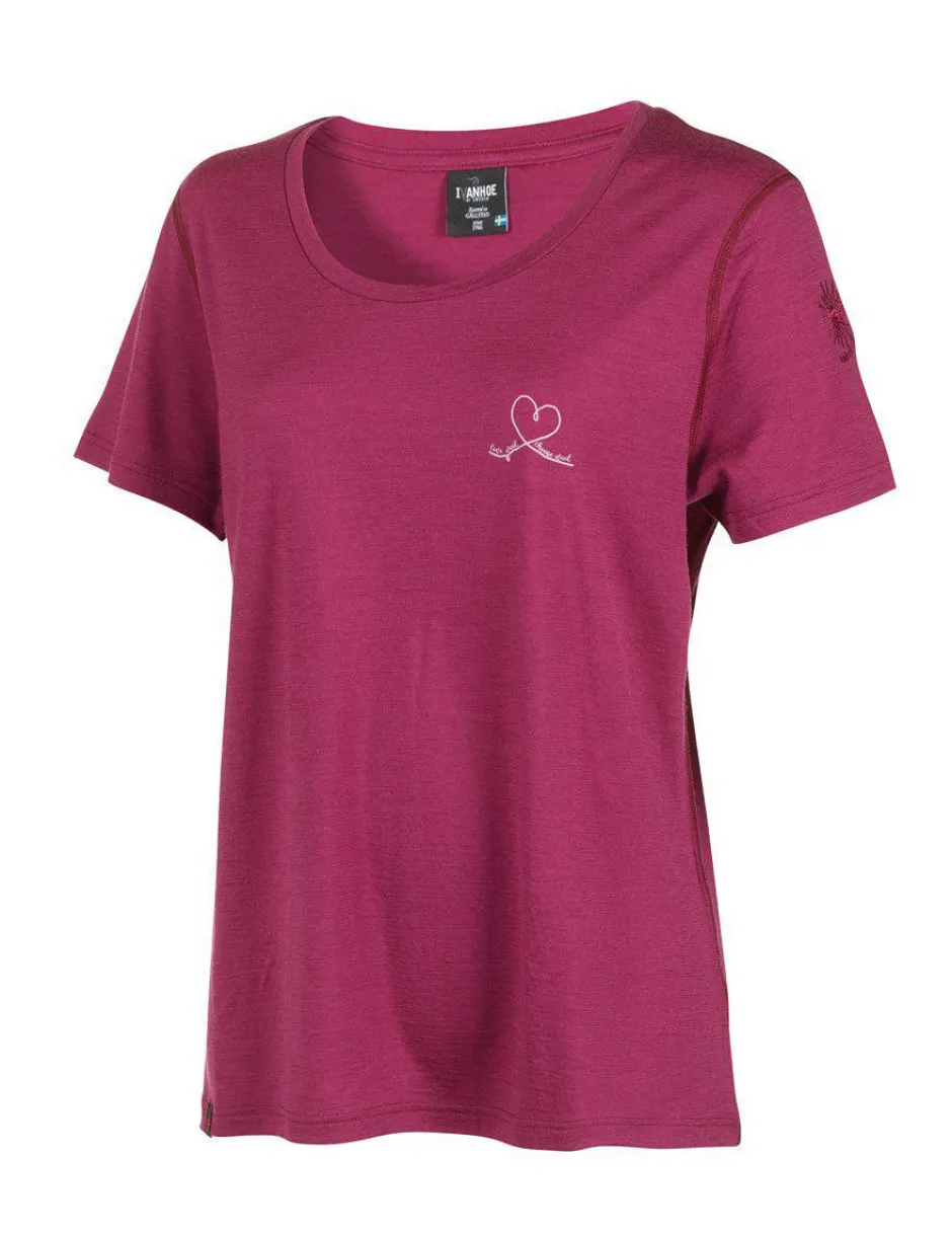 Ivanhoe of Sweden UNDERWOOL MEJA HEART — LILAC ROSE Outlet