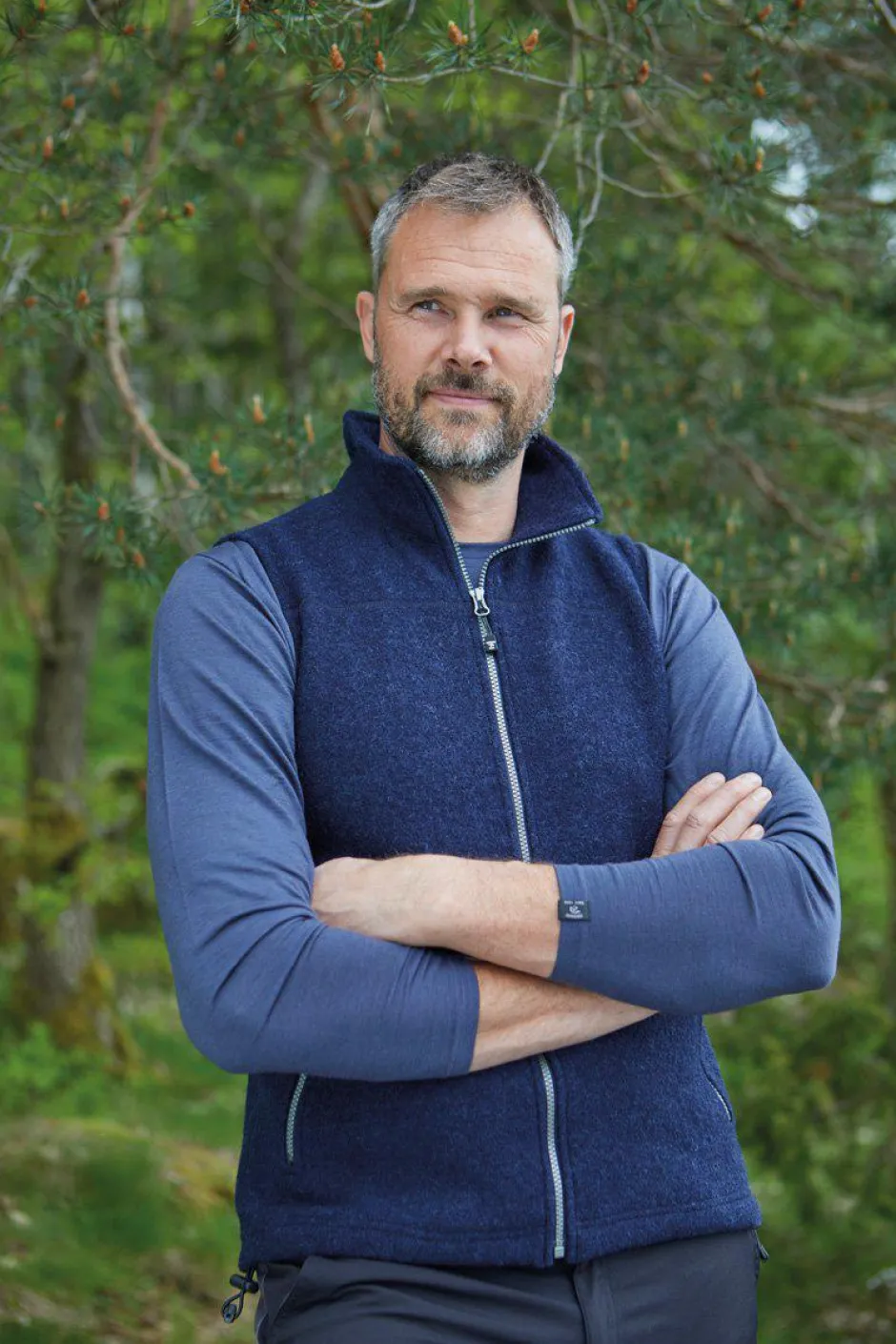 Ivanhoe of Sweden UNDERWOOL MERINO LONG SLEEVE MALE — NATURAL WHITE Clearance