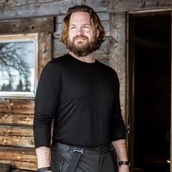 Ivanhoe of Sweden UNDERWOOL MERINO LONG SLEEVE MALE — NATURAL WHITE Clearance