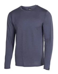 Ivanhoe of Sweden UNDERWOOL MERINO LONG SLEEVE MALE — STEELBLUE Sale