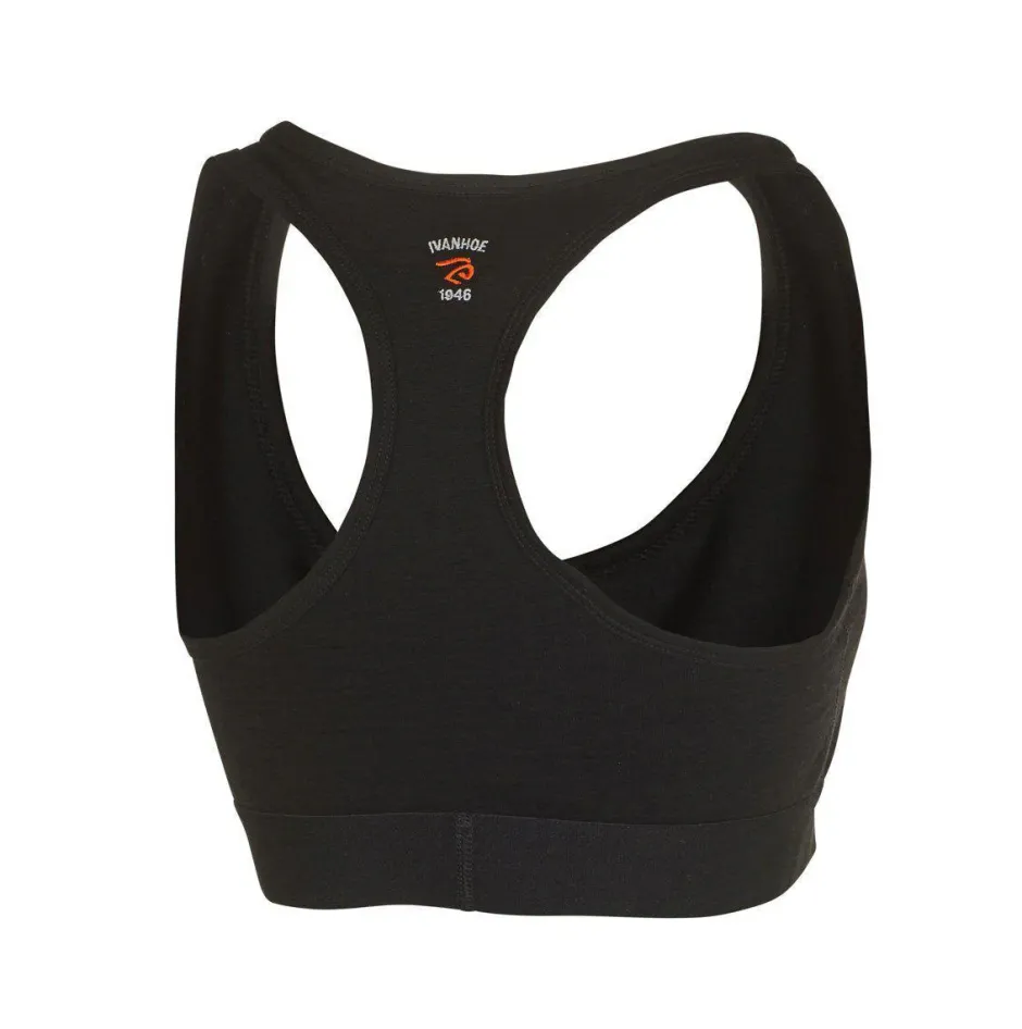 Ivanhoe of Sweden UNDERWOOL WOOL BRA — BLACK Best