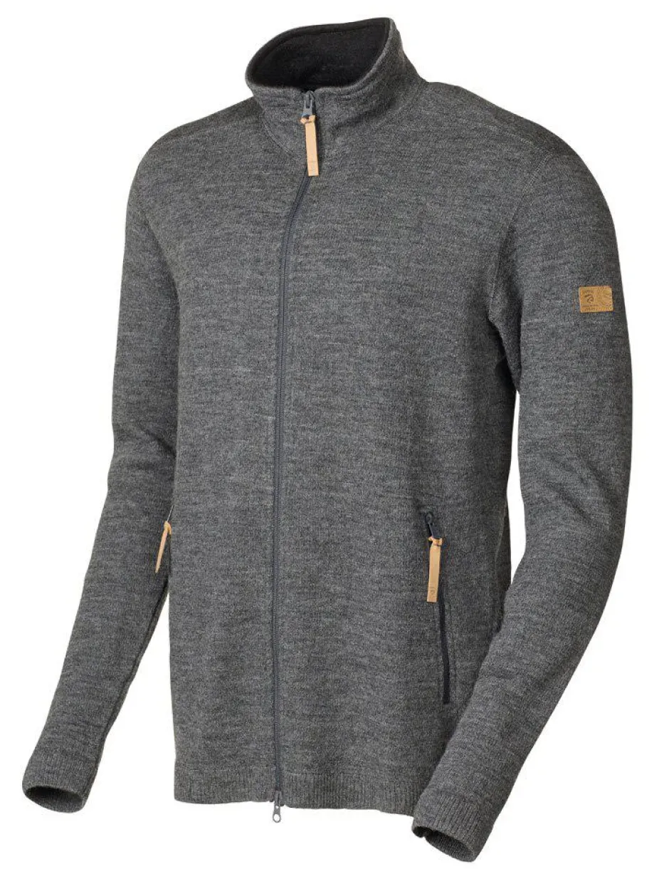 Ivanhoe of Sweden VOLMAR FULL ZIP, 69% ULL — GREY Clearance
