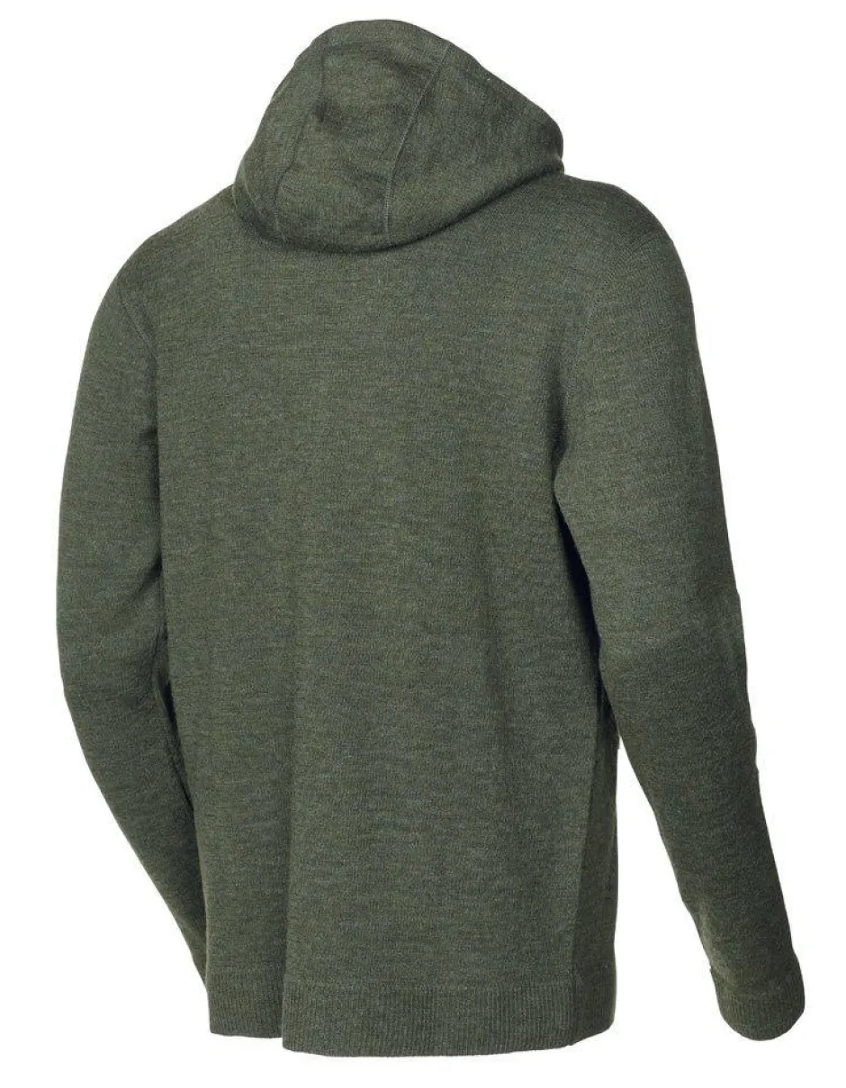 Ivanhoe of Sweden VOLMAR FULL ZIP, 69% ULL — LODEN GREEN Outlet