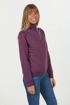 Ivanhoe of Sweden WILMA WINDBREAKER, 100% EXTRA FINE MERINOULL — STONE Clearance