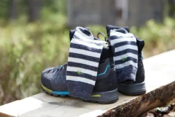 Ivanhoe of Sweden WOOL SOCK STRIPE — LIGHT NAVY Sale