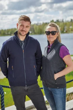 Ivanhoe of Sweden YORK FULL ZIP WINDBREAKER, 100% EXTRA FINE MERINOULL — LIGHT LODEN Clearance