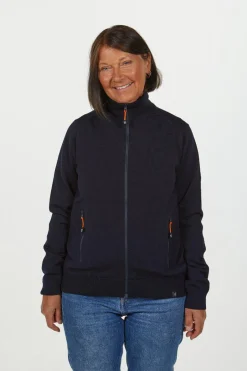Ivanhoe of Sweden YORK FULL ZIP WINDBREAKER, 100% EXTRA FINE MERINOULL — LIGHT LODEN Clearance