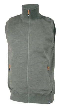 Ivanhoe of Sweden YORK VEST WINDBREAKER , 100% EXTRA FINE MERINOULL — LIGHT LODEN Best